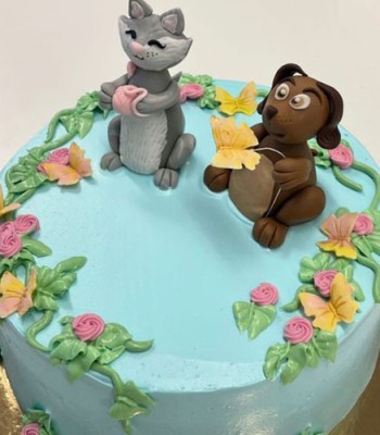 Kuvateksti - Erikoiskakku - eläinhahmo1